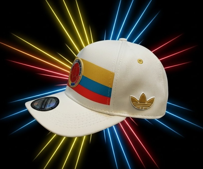 Vista 2 de CAP01T Gorra Colombia Premium - COLOR: NEGRO